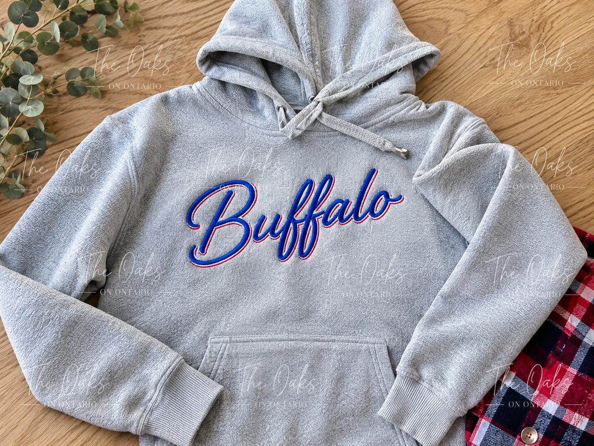 Embroidered Buffalo Hoodie