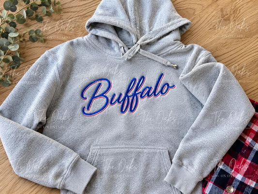 Embroidered Buffalo Hoodie